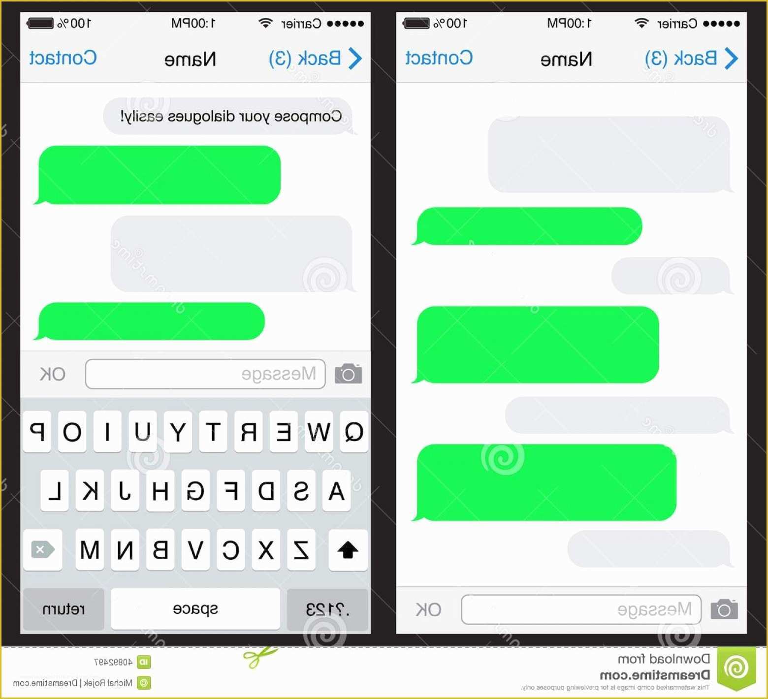 Text Message Templates Free Of iPhone Message Clipart Clipground
