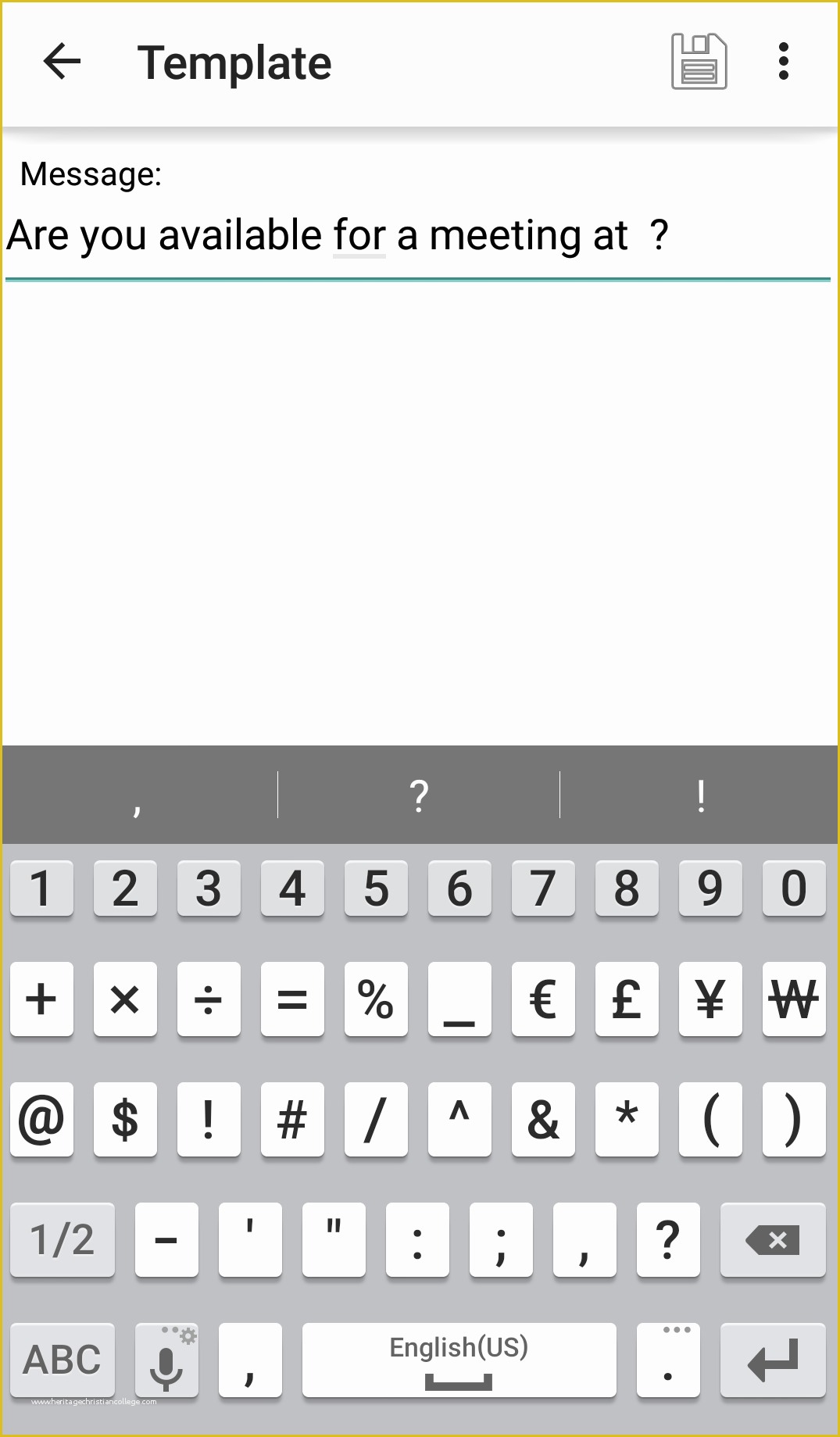 Text Message Templates Free Of Message Templates Spok