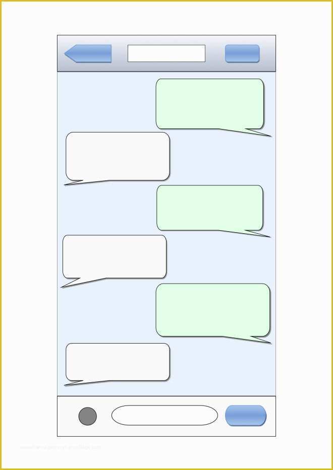 Text Message Templates Free Printable Templates