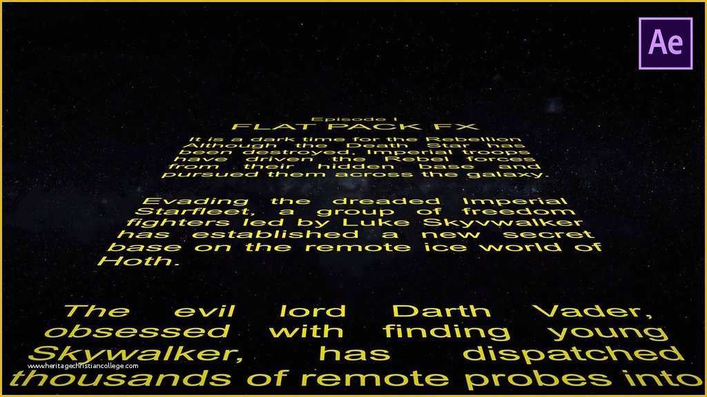 Text Messaging after Effects Template Free Download Of Flat Pack Fx Star Wars Title Crawl after Effects Template