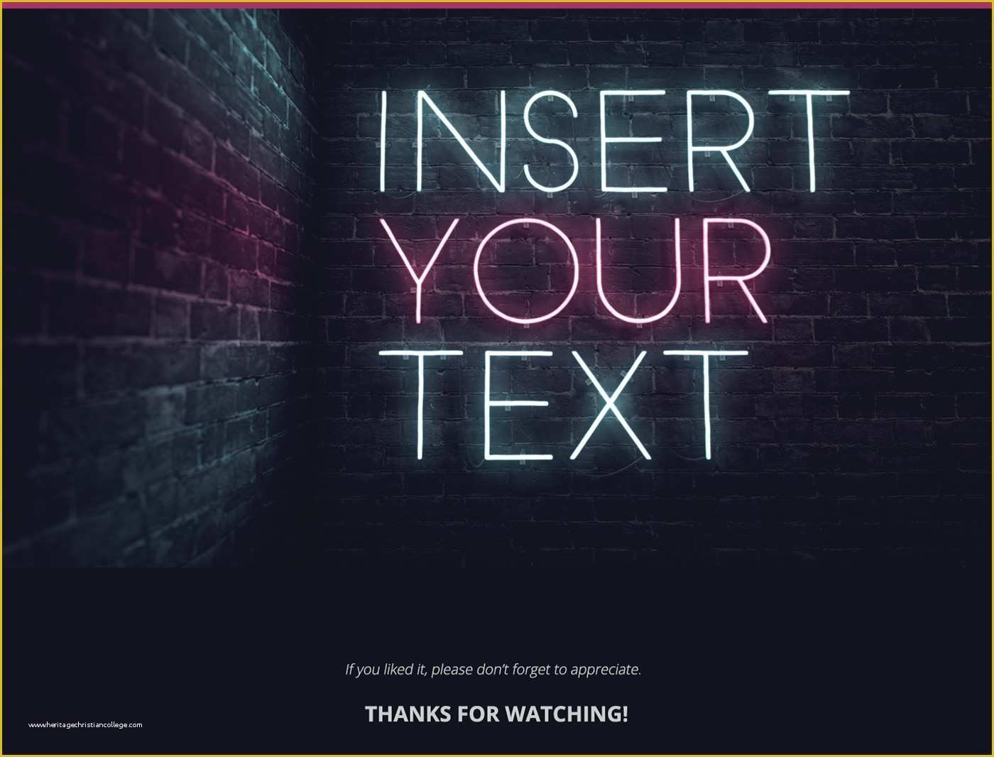 Text Messaging after Effects Template Free Download Of Neon Sign
