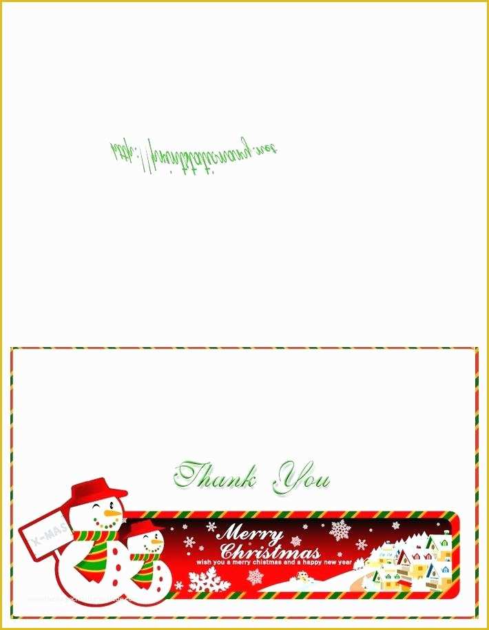 Thank You Card Template Free Download Of Free Printable Holiday Thank You Cards Christmas Gift Card