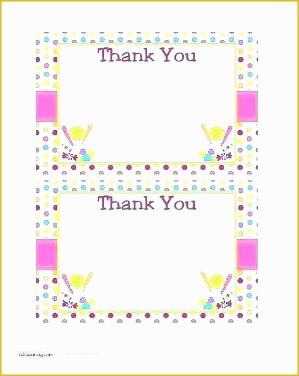 Thank You Card Template Free Download Of Free Printable Thank You Card Templates Wedding Graduation