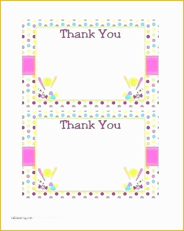 Thank You Card Template Free Download Of Free Printable Thank You Card Templates Wedding Graduation