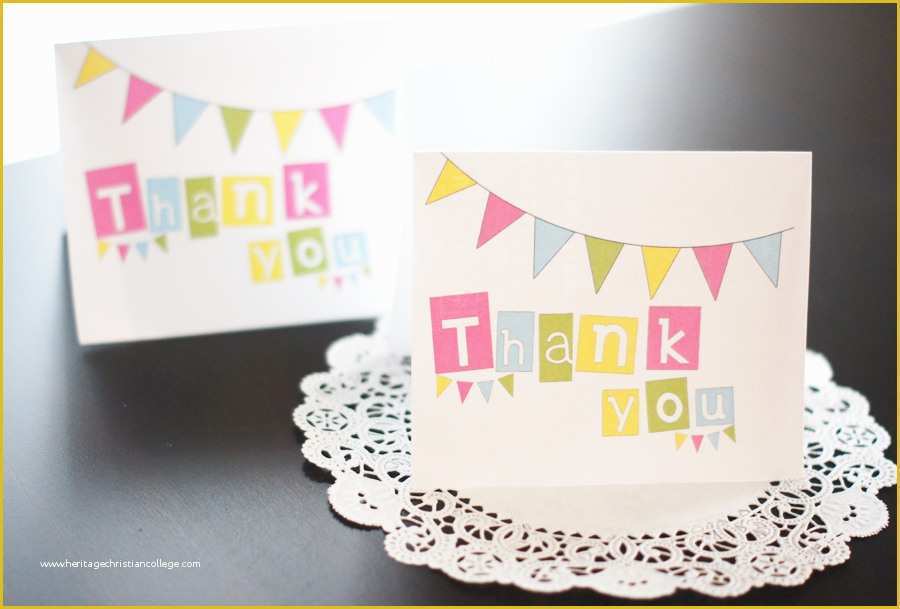 Thank You Flyer Template Free Of Thank You Card Printable Templates