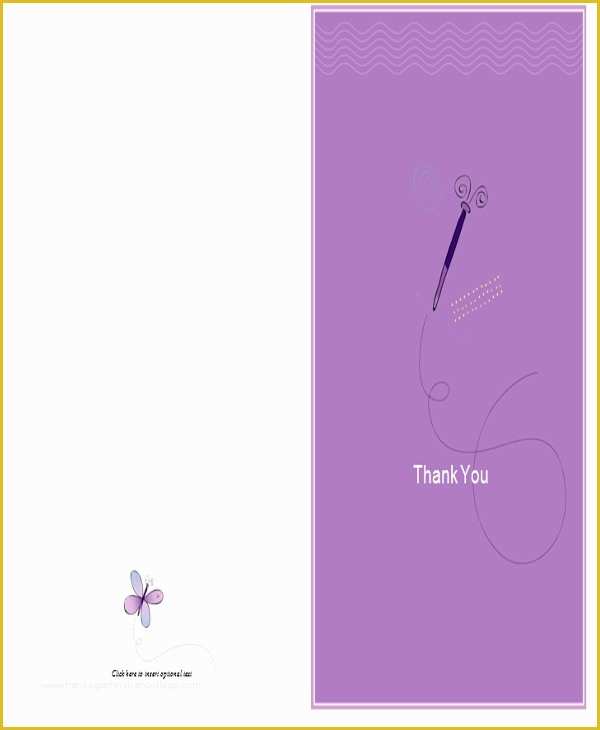 Thank You Note Template Free Of 37 Thank You Letter In Word Templates