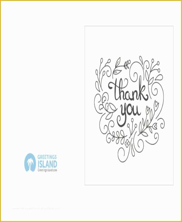 Thank You Note Template Free Of 37 Thank You Letter In Word Templates