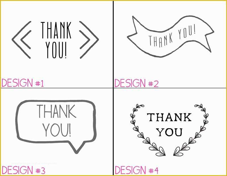 Thank You Note Template Free Of 6 Best Of Thank You Note Paper Printable Thank