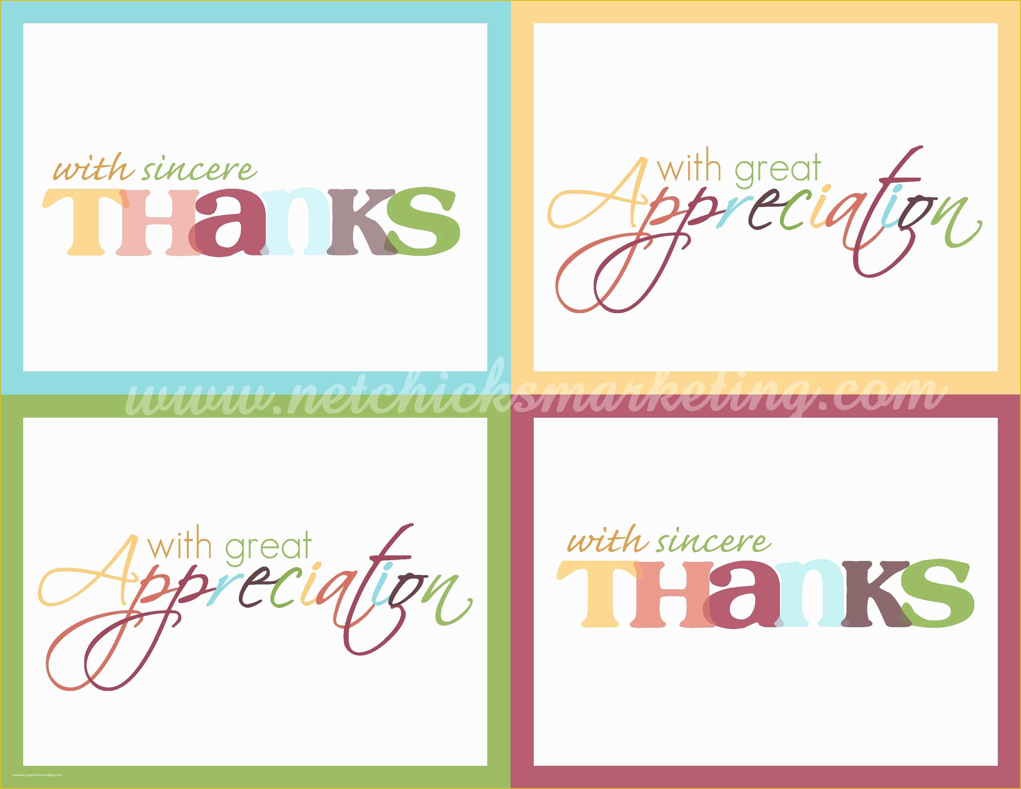 Thank You Note Template Free Of Free Printable &quot;thank You&quot; Cards Thanksgiving