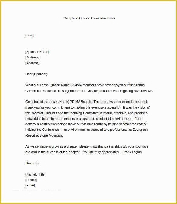 Thank You Note Template Free Of Professional Thank You Letter 9 Download Free Documents