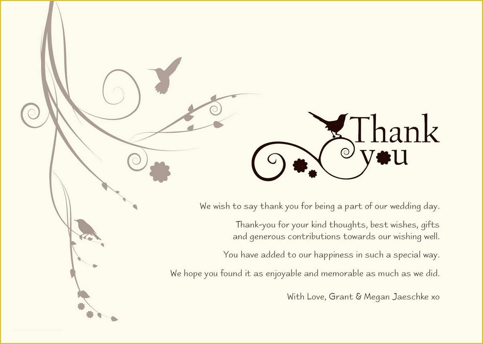 Thank You Note Template Free Of Thank You Notes Samples for Gift In Cute Shapes