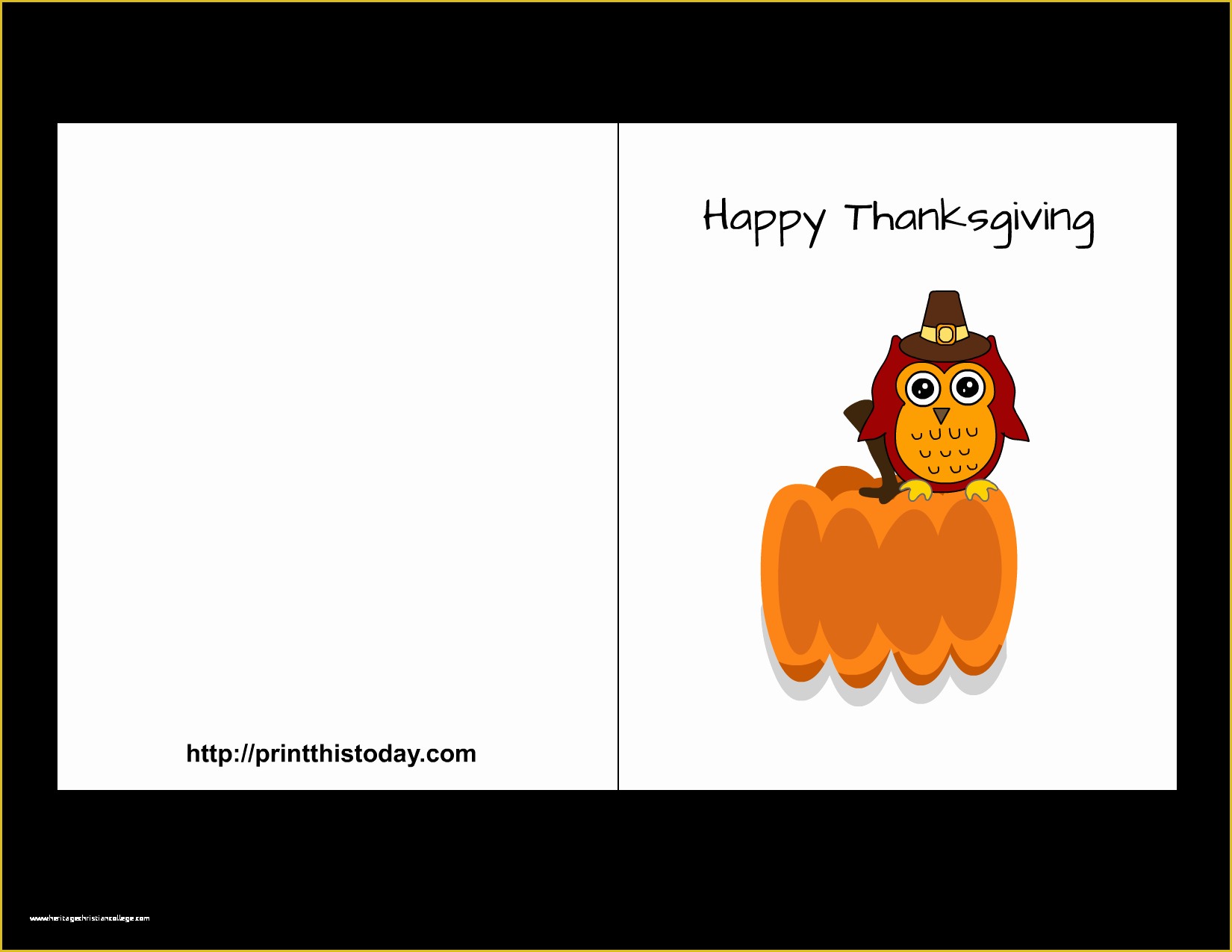 Thanksgiving Card Template Free Of Free Printable Thanksgiving Cards