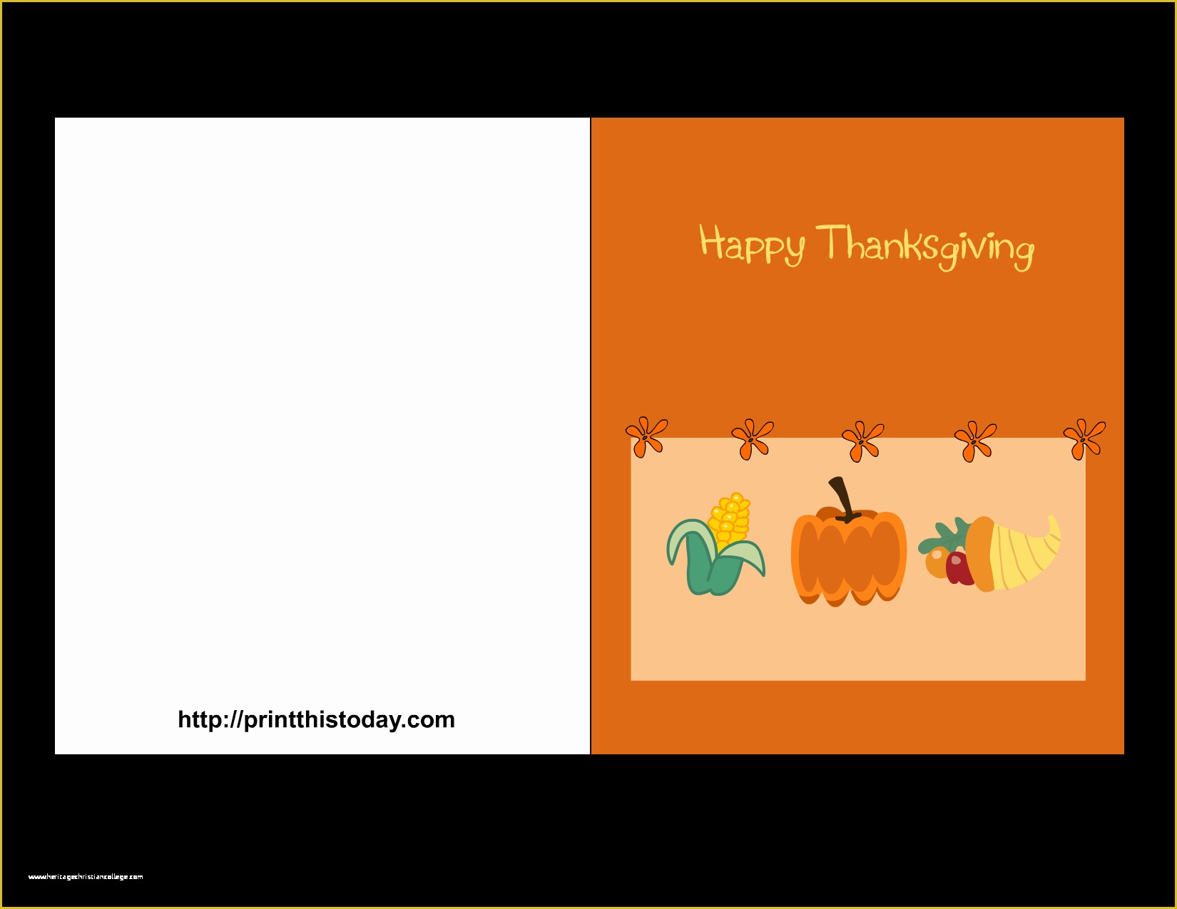 Thanksgiving Card Template Free Of Free Printable Thanksgiving Cards