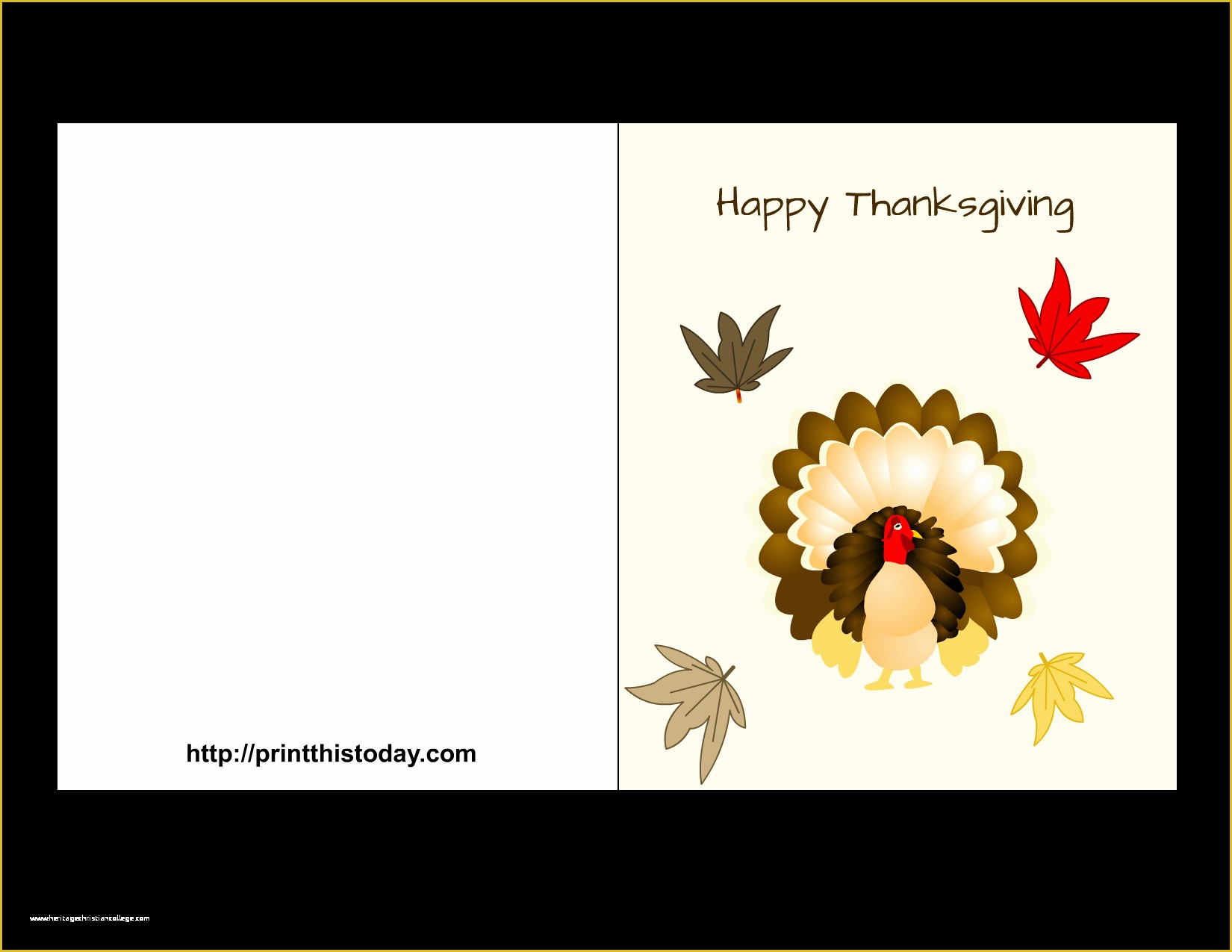 Thanksgiving Card Template Free Of Thanksgiving Card Templates for Free – Happy Easter