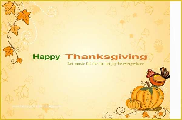 Thanksgiving Card Template Free Of Thanksgiving Card Templates