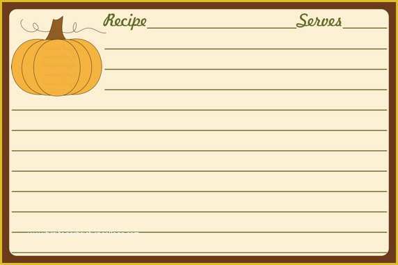 Thanksgiving Card Template Free Of Thanksgiving Clip Art Recipe Cards Invitations Collage
