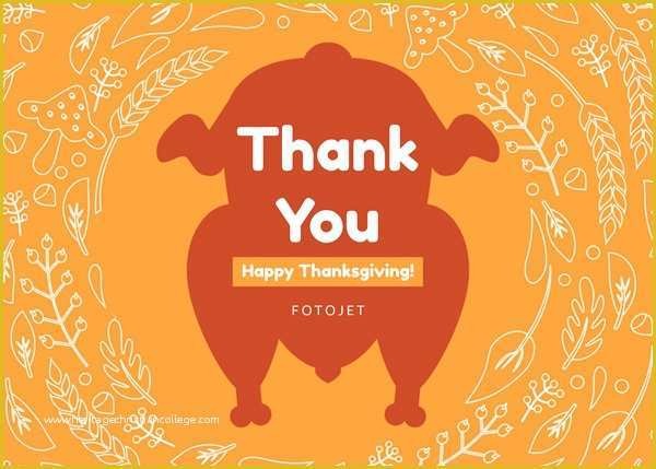 Thanksgiving Card Template Free Of Thanksgiving Greeting Card Templates – Happy Easter