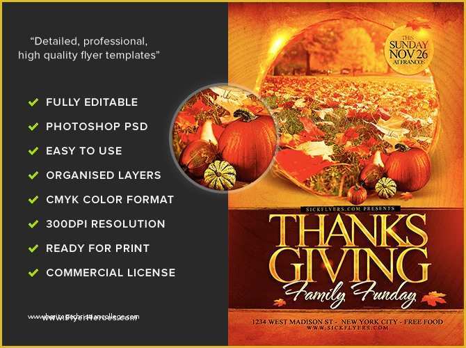 Thanksgiving Flyer Free Template Of Thanksgiving Funday Flyer Template Flyerheroes