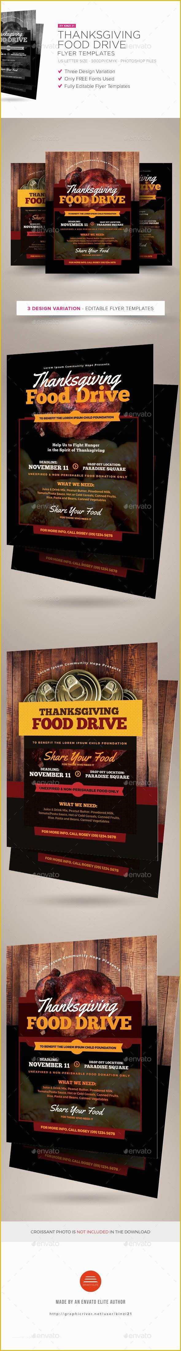 Thanksgiving Food Drive Flyer Template Free Of 1000 Ideas About Food Drive On Pinterest