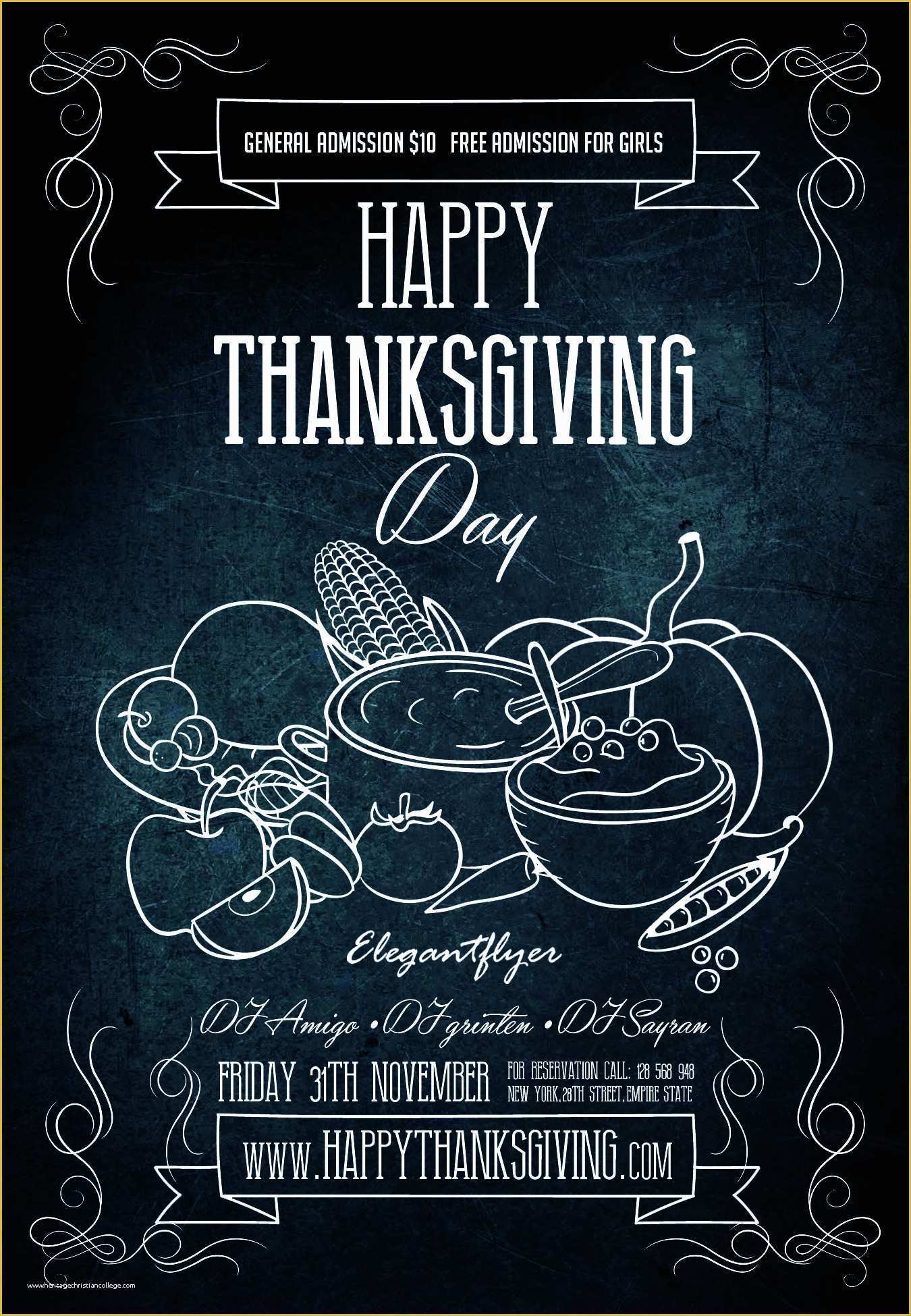 Thanksgiving Food Drive Flyer Template Free Of 23 Free Thanksgiving Flyers Psd Word Templates Demplates