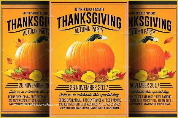 Thanksgiving Food Drive Flyer Template Free Of 27 Thanksgiving Flyer Templates Free & Premium Download