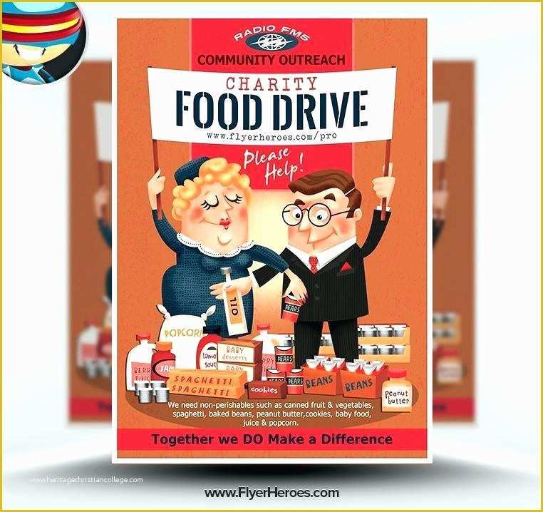 Thanksgiving Food Drive Flyer Template Free Of Free Food Drive Flyer Template Food Drive Flyer Template
