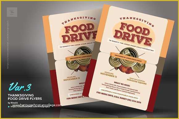 Thanksgiving Food Drive Flyer Template Free Of Thanksgiving Food Drive Flyers Flyer Templates Creative