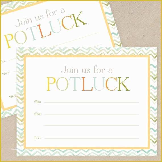 Thanksgiving Potluck Invitation Template Free Printable Of Printable Potluck Invitations