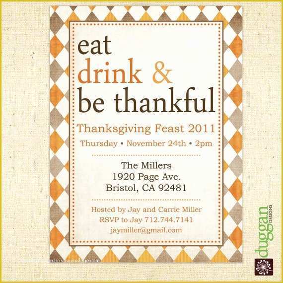 Thanksgiving Potluck Invitation Template Free Printable Of Unavailable Listing On Etsy