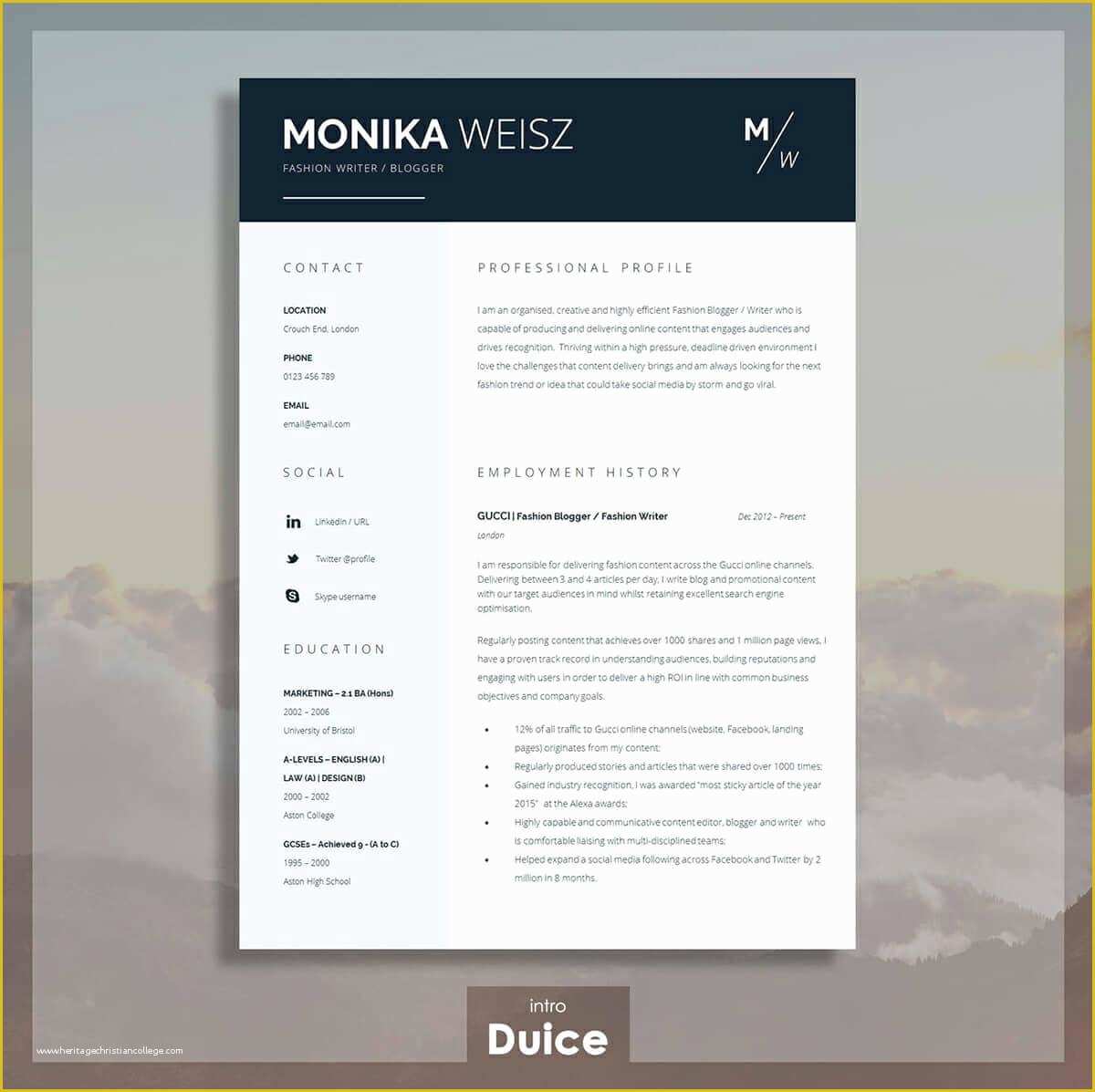 The Best Free Resume Templates Of Best Resume Templates 15 Examples to Download & Use Right