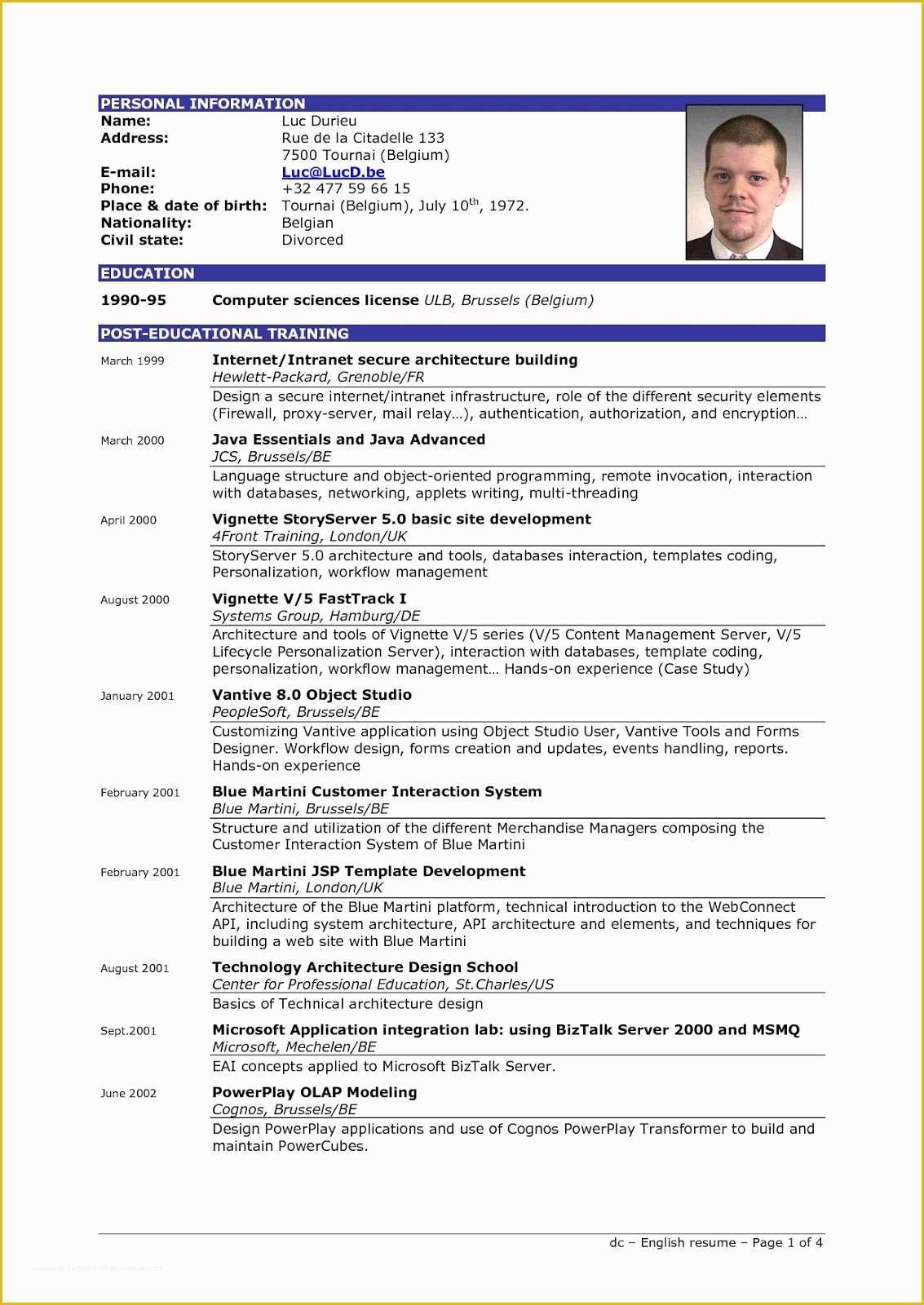 The Best Free Resume Templates Of Excellent Resume Sample