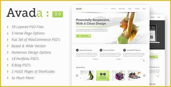 Themeforest Free Templates Of Avada themeforest Psd Template themelock Free