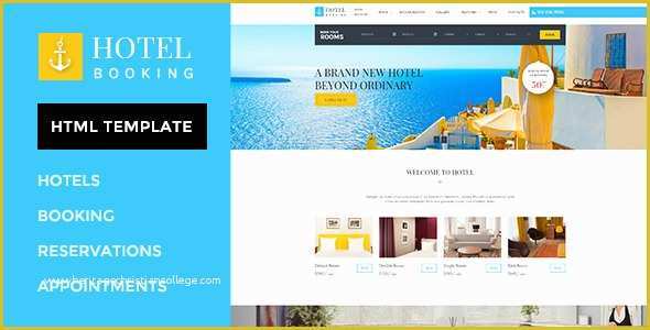 Themeforest Free Templates Of Hotel Booking HTML Template for Hotels by Wpmines