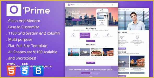 Themeforest Free Templates Of O Prime Multi Purpose Responsive HTML Template themesed