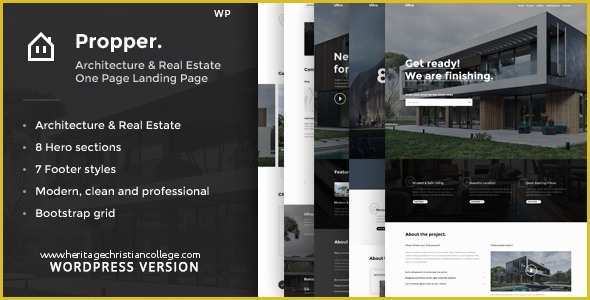 Themeforest Free Templates Of Propper Architecture Wordpress theme by Pranontheme