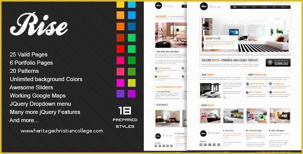 Themeforest Free Templates Of Rise Premium themeforest HTML Template HTML & Others