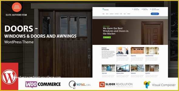 Themeforest Free Templates Of Windows &amp; Doors High Quality Wordpress theme by Mymoun