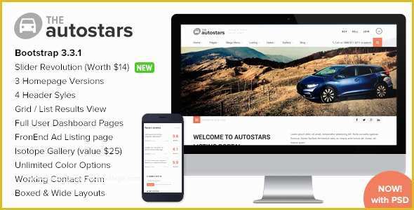 Themeforest Website Templates Free Download Of Autostars Responsive Car Dealership Template by