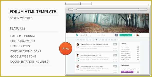 Themeforest Website Templates Free Download Of forum Website HTML Template by Azyrusmax