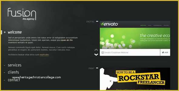 Themeforest Website Templates Free Download Of Fusion Incredible Site Template by Milktheme
