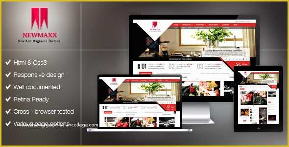 Themeforest Website Templates Free Download Of New Maxx HTML5 Magazine Web Template by Kopasoft