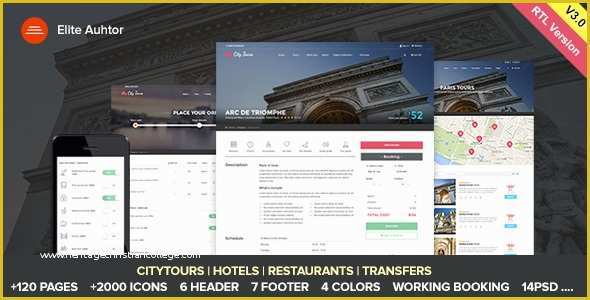 Themeforest Website Templates Free Download Of themeforest Citytours Download City tours tour Tickets