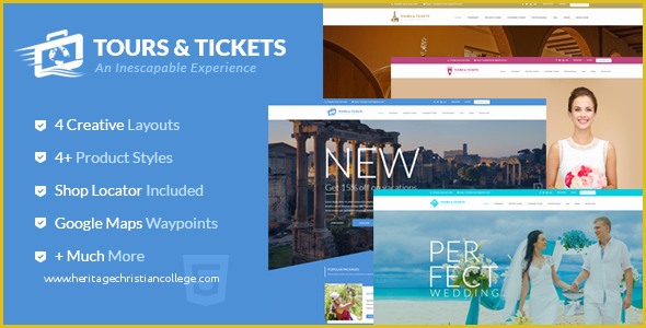 Themeforest Website Templates Free Download Of tours &amp; Tickets HTML Template by themeplayers