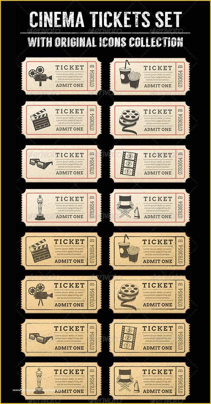 Ticket Layout Template Free Of 16 Movie Ticket Templates Psd Ai Word