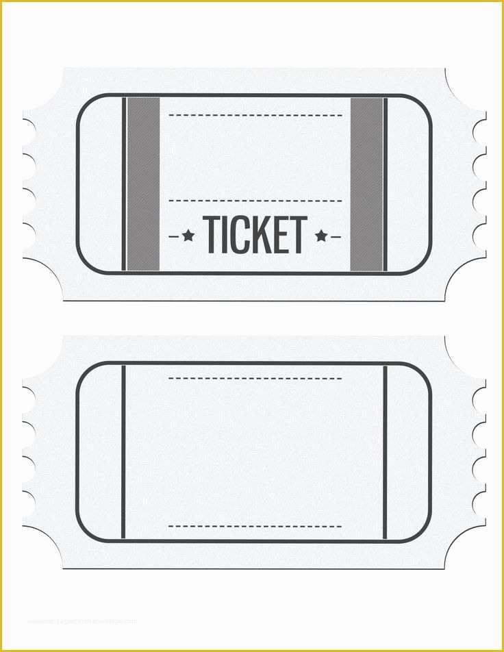 Ticket Layout Template Free Of Blank Movie Ticket Invitation Template
