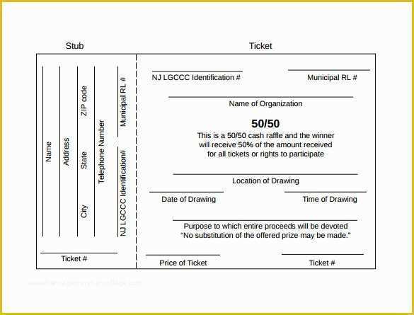 Ticket Layout Template Free Of Sample Raffle Ticket Template 20 Pdf Psd Illustration