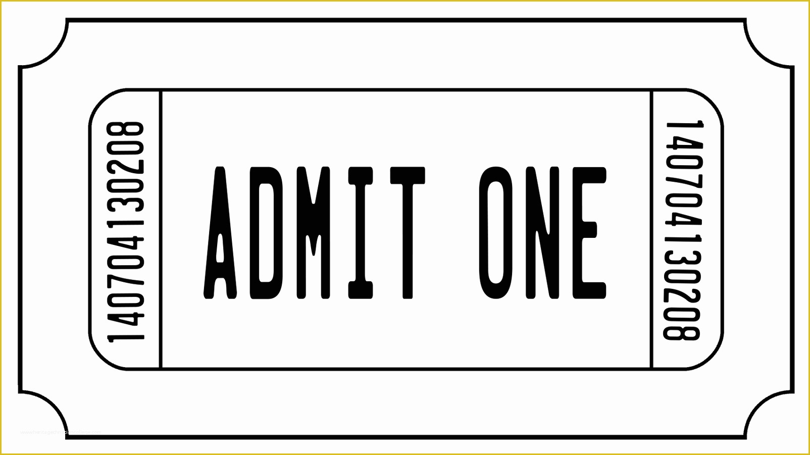 Ticket Template Free Download Of 6 Ticket Templates