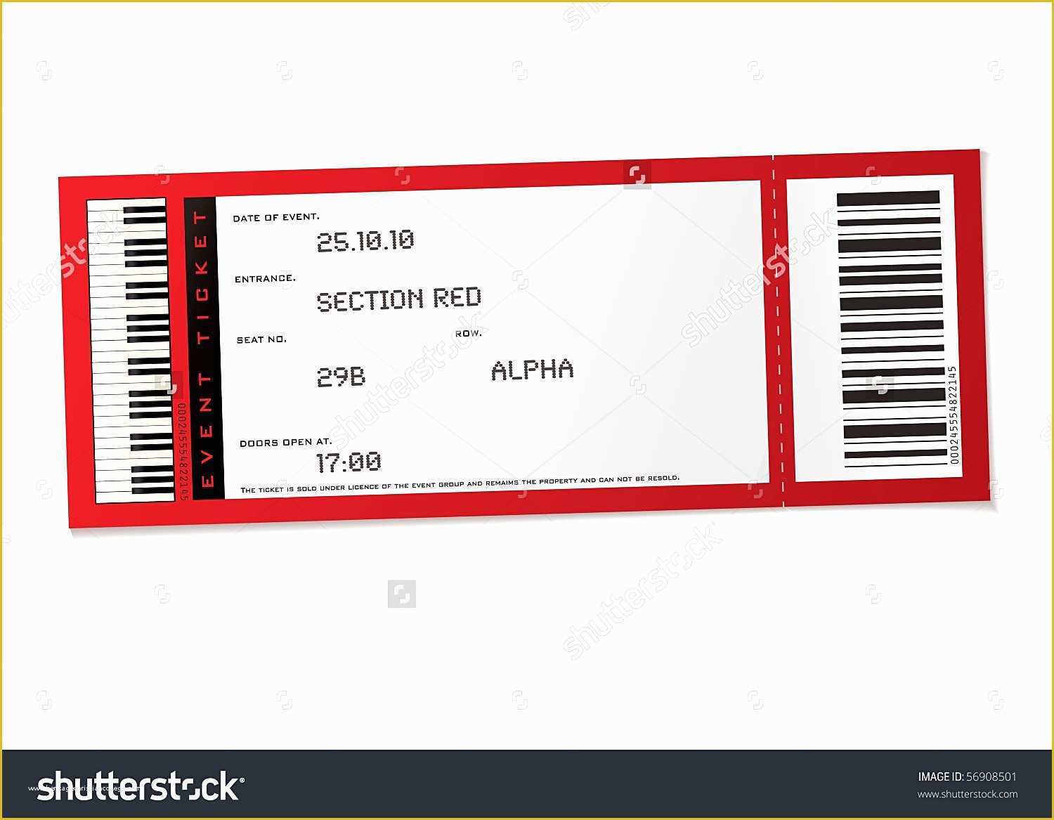 Ticket Template Free Download Of event Ticket Template Example Mughals