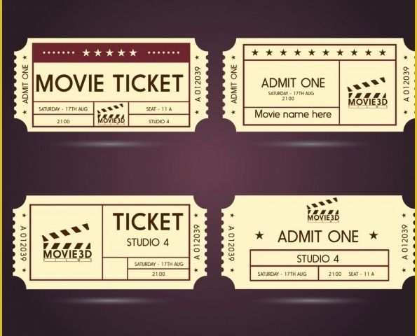 Ticket Template Free Download Of Ticket Invitation formats 10 Free Word Excel &amp; Pdf