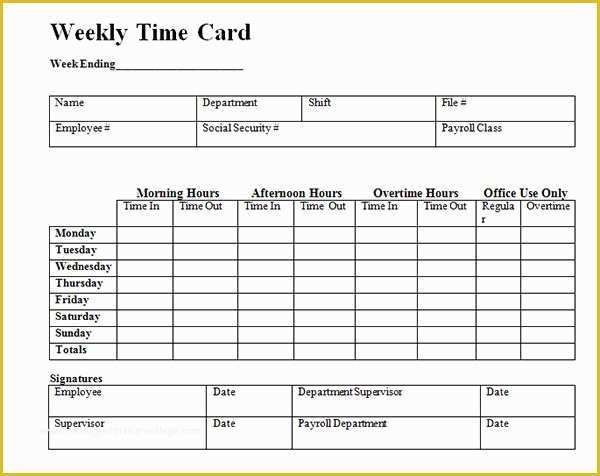 Time Card Spreadsheet Template Free Of 16 Free Amazing Time Card Calculator Templates